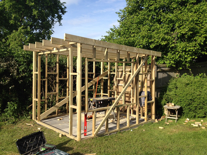 Garden Studio timber frame